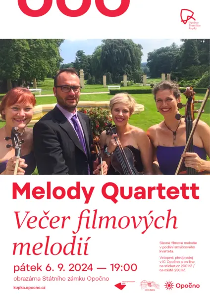 Melody Quartett: Večer filmových melodií - Rožmberk